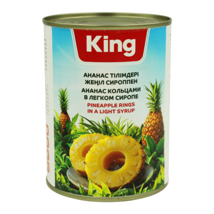 King Ананасы кольцами 565 гр
