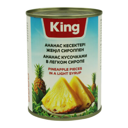 King Ананасы кусочки 565 гр