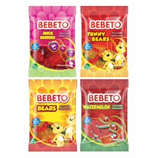 Bebeto W, B, JB, FB Жевательный Мармелад