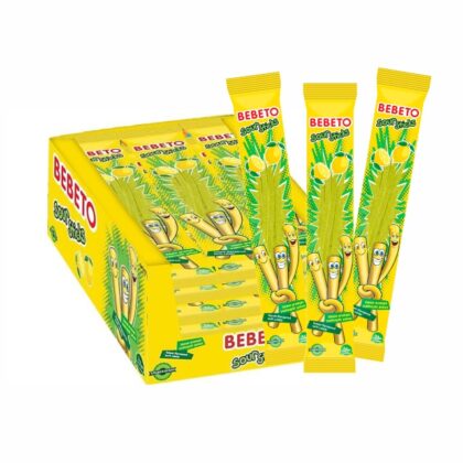 Bebeto Sticks Жевательный Мармелад Полочки Лимон