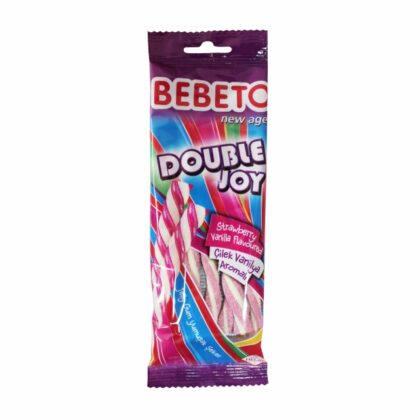 Bebeto Double Joy, Мармелад со вкусом клубника ванилин 75 гр