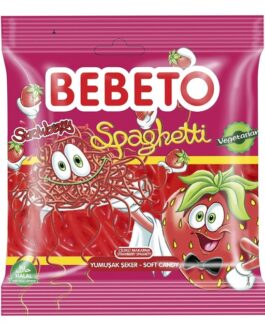 Bebeto Spaghetti Жевательный Мармелад Клубники Яблоки 80