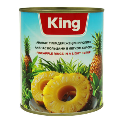 King Ананасы кольцами 830 гр
