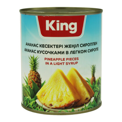 King Ананасы кусочки 830 гр