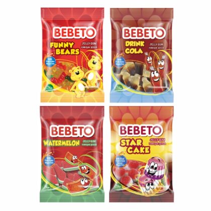 Bebeto ASM. SC, FB, WM, DC, D Жевательный Мармелад 30 гр