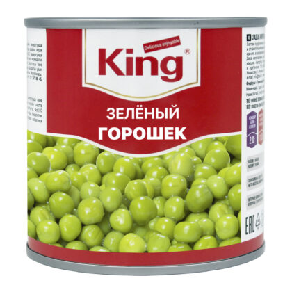 King Зелёный горох 340 гр