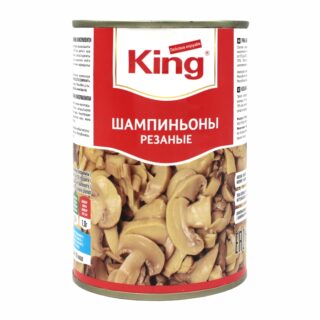 King резаные шампиньоны 400