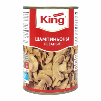 King резаные шампиньоны 400 гр