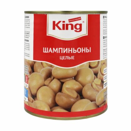 King целые шампиньоны 800 гр