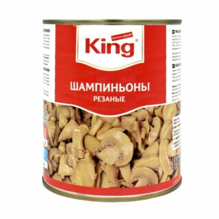 King резаные шампиньоны 800