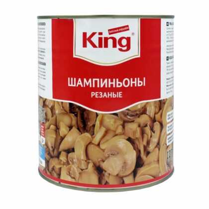 King резаные шампиньоны 2840 гр