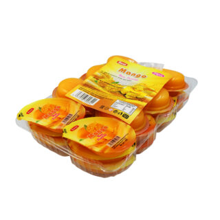 Fruit Shape Nata Pudding, Фруктовый пудинг ната манго