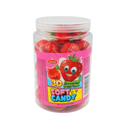 3D Strawberry Jam Soft Candy, Конфеты с клубничным джемом