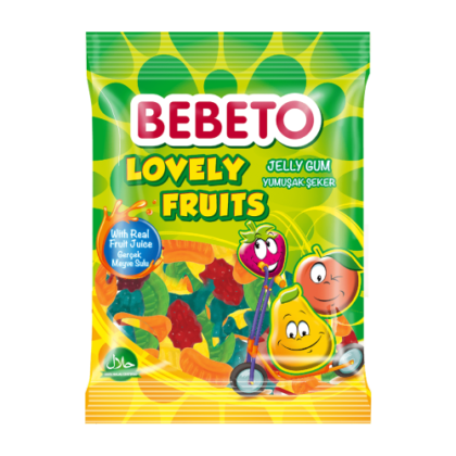 Bebeto Lovely Fruits, Мармелад Прекрасные фрукты 80 гр