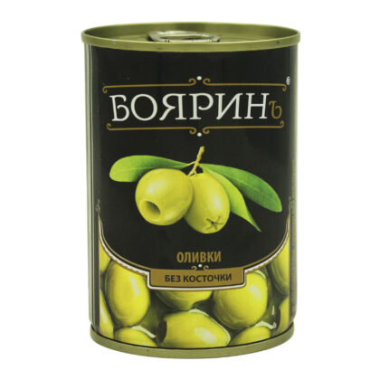 Boyarin Оливки зелёные без косточки 280 гр
