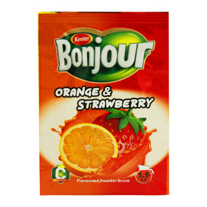 Bonjour Порошковый напиток Клубника-апельсин 9 гр