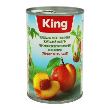 King Персики консервированные 425 гр