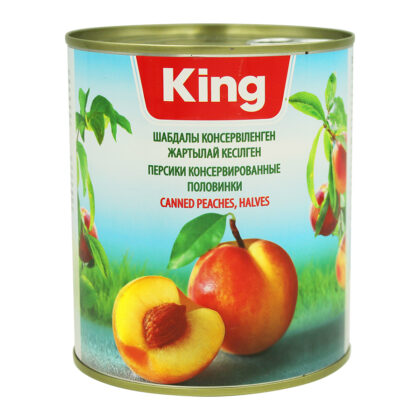 King Персики консервированные 820 гр